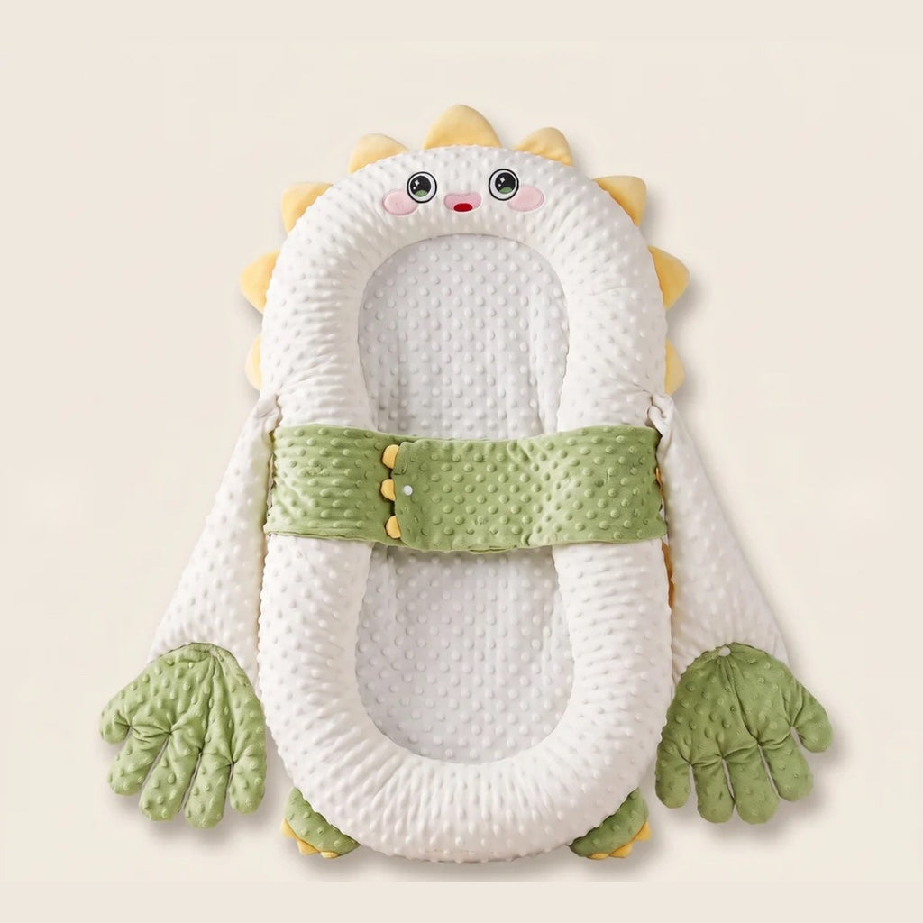 The Nooki Nest — Plush Lounger with Gentle Patting Hands